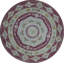 Hand-Knotted High-Quality Rose Round Area Rug