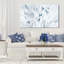 «Blue Misty Leaves» par Lanie Loreth - Peinture-64743660-64743672