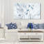«Blue Misty Leaves» par Lanie Loreth - Peinture-64743661-64743660
