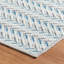 Tapis bleu lavable Lowell-148746300