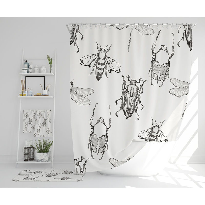 Niamani Polyester Shower Curtain Set