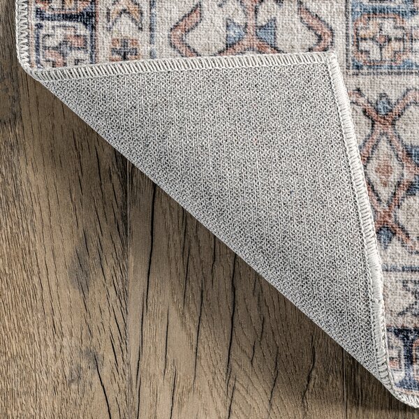 Langley Street Grube Machine Washable Distressed Vintage Area Rug in ...