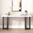 Geometric Design Console Table With Solid Pine Legs,Suitable For Entryway, Hallway, Living Room, Bedroom-1352468698