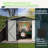Outdoor Storage Shed 10x10 Ft, Metal. Lockable Doors & Frame. Enhanced Ventilation Waterproof. Black. Suits Lawn, Backyard, Patio Demands Strong Structure For . , Ventilated, Ideal