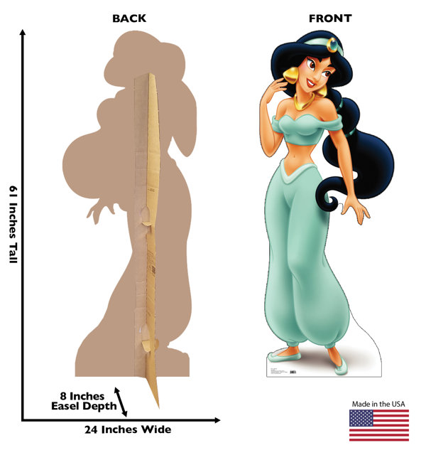 Advanced Graphics Jasmine Life Size Cardboard Cutout Standup - Disney's Aladdin