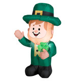 42" Inflatable Waving Leprechaun