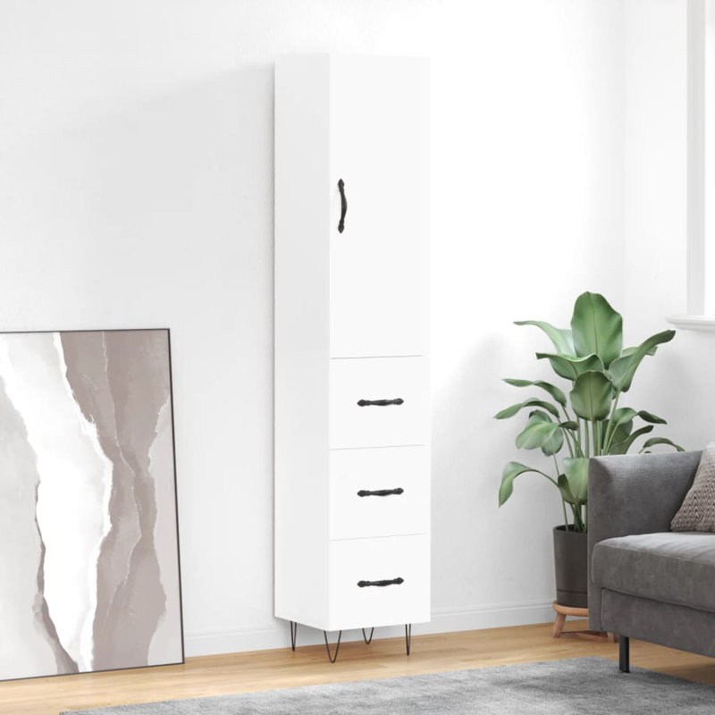 34.5cm Sideboard, White