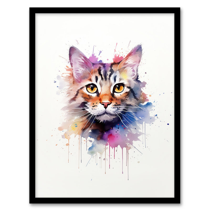 Tabby Cat - Single Picture Frame Print