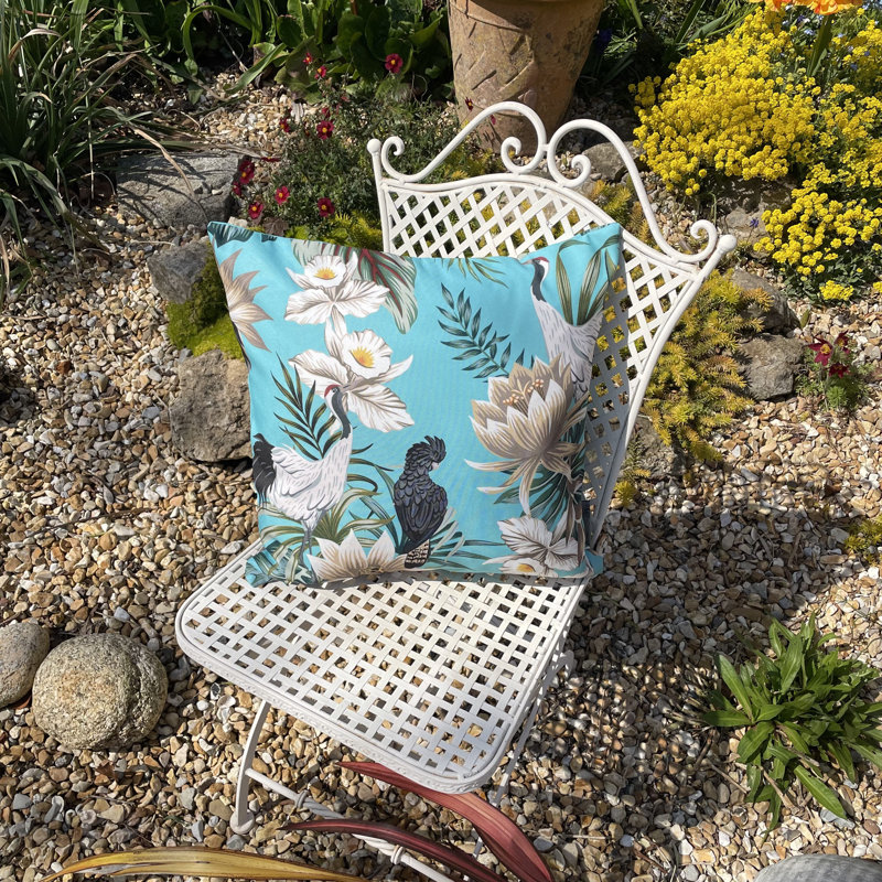 Rockwell Indoor / Outdoor Floral Square Throw Cushion