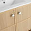 Meuble-lavabo autoportant avec lavabo en céramique