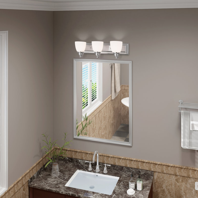 Amerion 3 - Light Dimmable Vanity Light, Polished Chrome