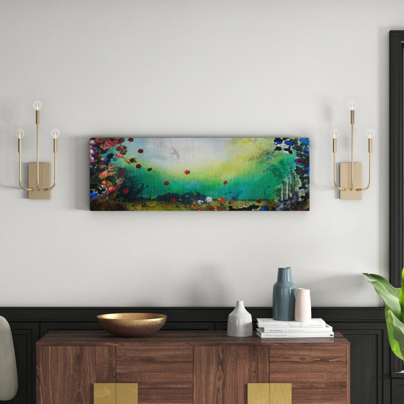 1 Piece Wrapped Canvas Wall Art, 38cm H x 114cm W x 3.81cm D