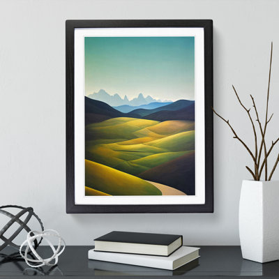 A Meadow Landscape 1 Piece Single Picture Frame Wall Art