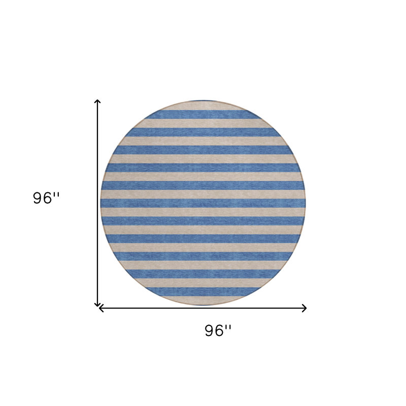 Tapis intérieur / extérieur rond 8 po