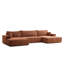 6 Seater Reclining Corner Sofa -1515085537