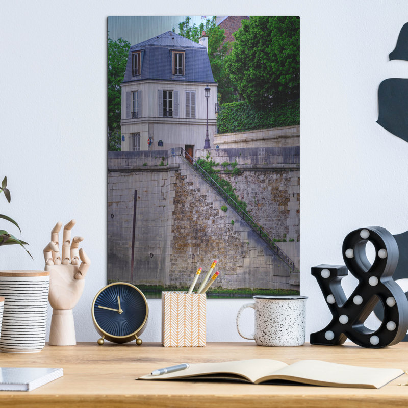 "Paris - House On seine" par AKG, H 16 po x l 12 po