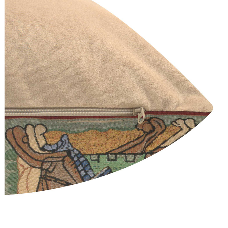 Medieval Cotton Blend Pillow Cover