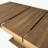 Expandable dining table with storage cabinet