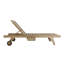 Hyland 202cm Long Reclining Teak Single Chaise