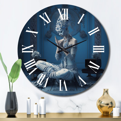 Horloge murale en métal