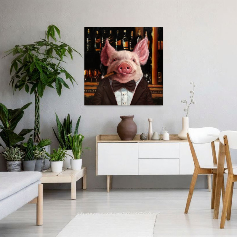 Art urbain contemporain High High Roller, H 36 po x l 36 po