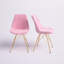 Chaise d'appoint rembourrée en velours Lougenia-1723725725