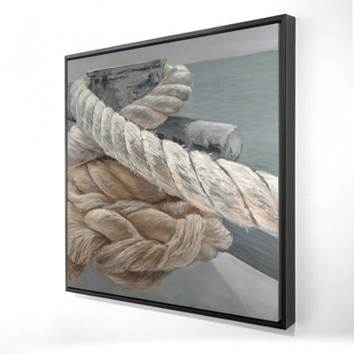 " Tie-down Ropes Closeup "