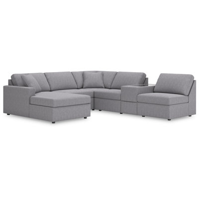 Canapé modulaire 6 pièces avec méridienne Modmax