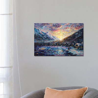 First Snow 1 Piece Wrapped Canvas Painting