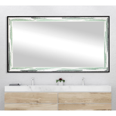 Hanshaw Solid Wood Rectangle Wall Mirror