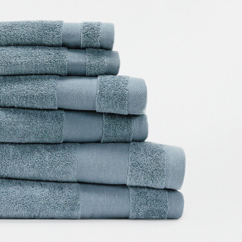 Berner 100% Cotton Midweight Towel Mulit-Size Set, Light Blue