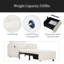 Canapé-lit 3 en 1, méridienne escamotable extra longue de 80 po avec charge USB, poches et boîte de rangement, conception capitonnée, canapé-lit simple en chenille multifonctionnel pour le salon et l’appartement-295936068