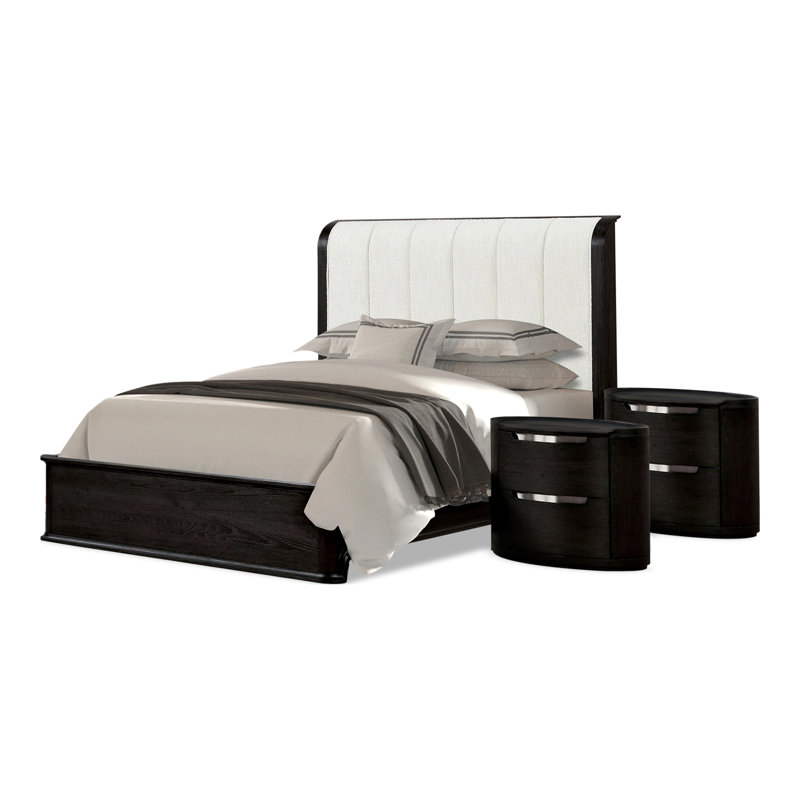 Ensemble de chambre à coucher 3 pièces Daigle, Grand