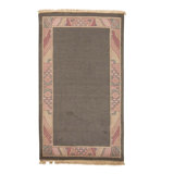 Hand Woven Cotton and Wool Oriental Area Rug