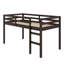 Lit mezzanine en bois avec échelle-426432098