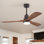 Ventilateur de plafond moderne à 3 pales de 52 po avec télécommande et ensemble d'éclairage Nicola