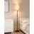 Modern Floor Lamp With Foot Switch, 2-Pack Standing Pole Lamp, Minimalist Freestanding Design With Linen Shade For Living Room, Bedroom, Office (Bulb Not Included)