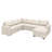 Chasidi U-Shaped Sleeper Sectional Tufted Sofa Bed with Storage Chaise-98704082