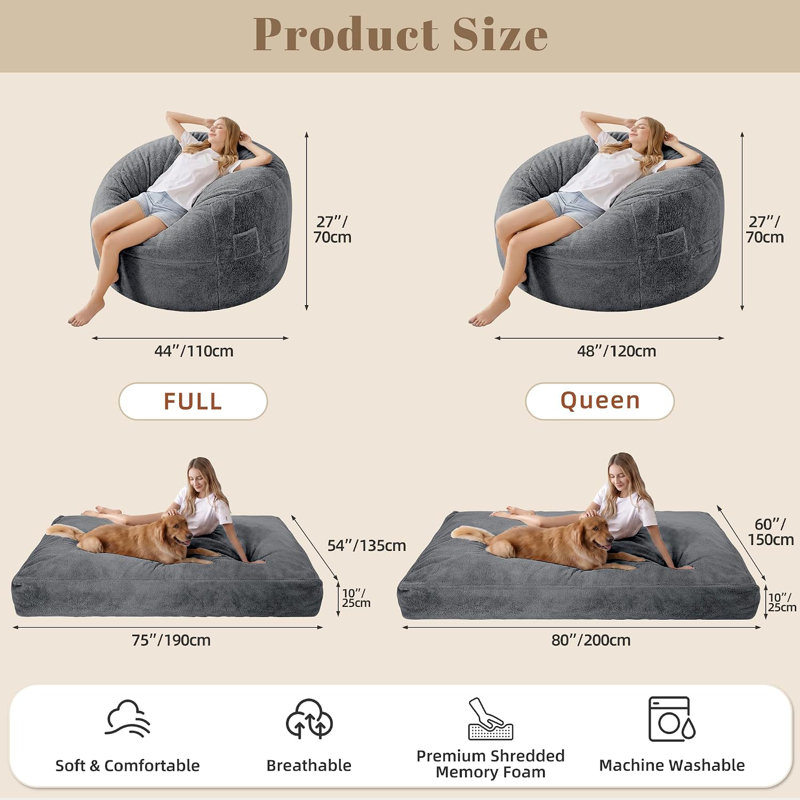 Matelas en polyester en fausse fourrure de lapin, matelas pliable à double usage