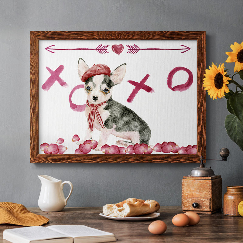Chiot Valentine Collection A, Érable, H 26 po x l 38 po x P 1,5 po