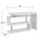 Bureau en coin multifonctionnel avec tablettes