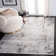 Looped/Hooked Grey Rug