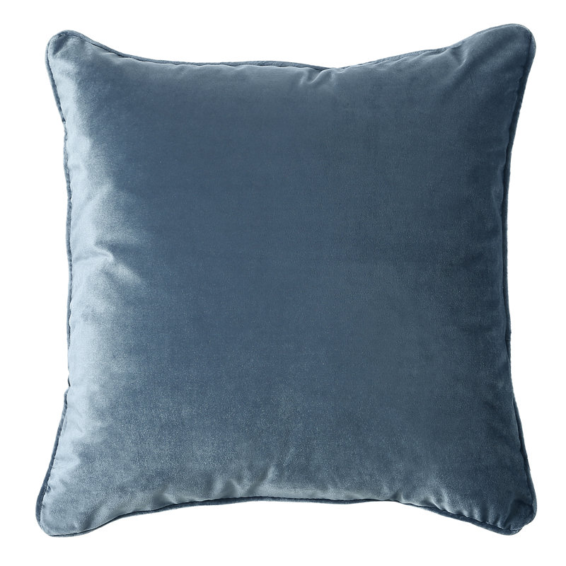 Housse et insert de coussin extérieur d'extérieur, Bleu, H 16 po x l 16 po