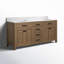 Ajiya 72" Double Bathroom Vanity Set-1476141747-1476141749