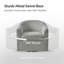 Fauteuil demi-tonneau pivotant moderne Auriya-1298736050