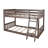 Aileana 42.5" W Solid Wood Twin Over Twin Bunk Bed with Built-In Ladder-1743944972