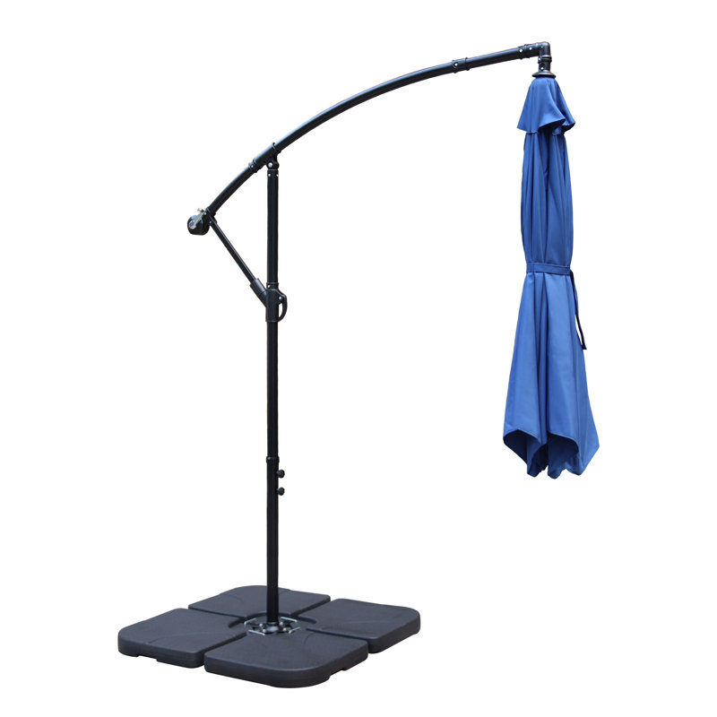 Parasol en porte-à-faux 10", Bleu marine