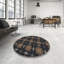 Tapis noir/brun à motifs-1465229590
