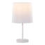 Ensemble de 2 lampes d'appoint en métal 16 po avec abat-jour en tissu blanc
