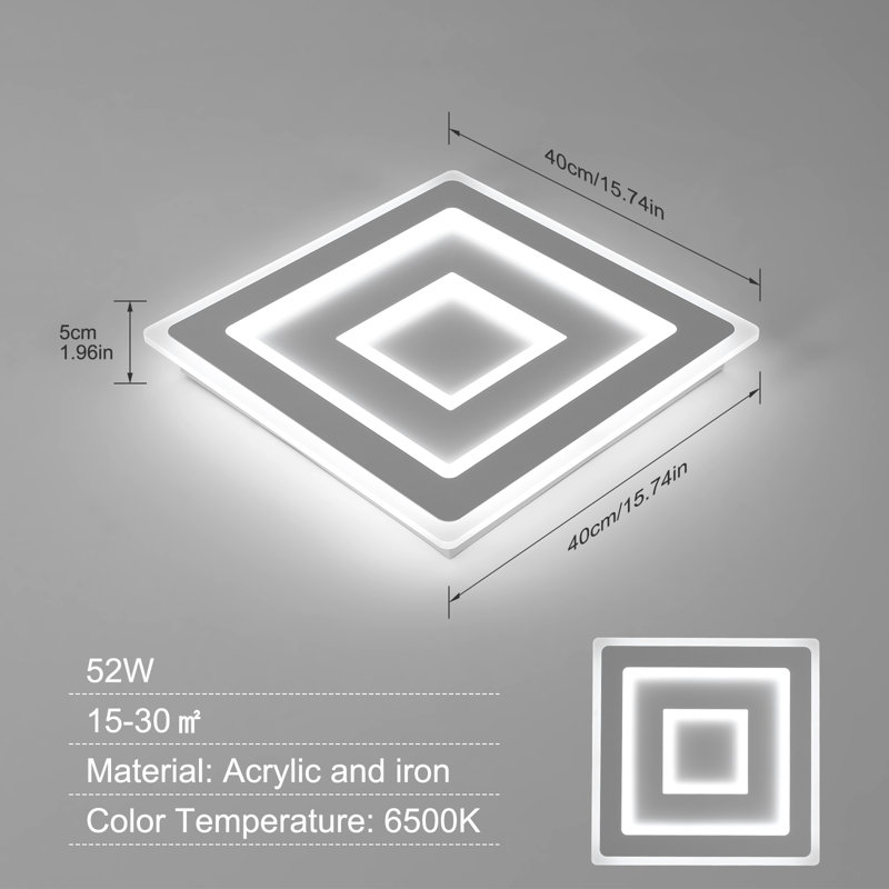 Camar 40cm LED Flush Mount Lighting